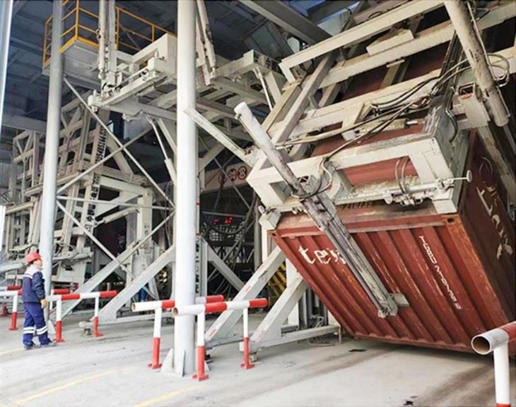 Container Tilter for Workshop Warehouse